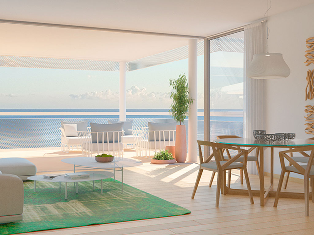 Apartments and penthouses with spectacular views of the Mediterranean Sea