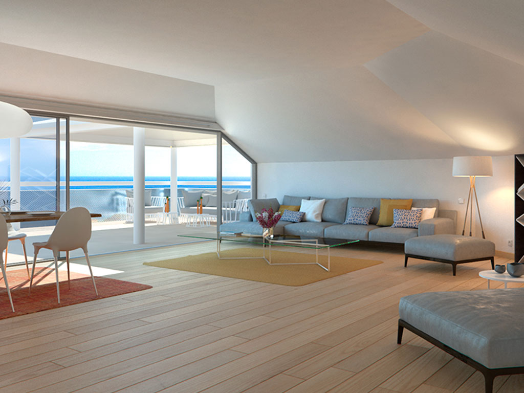 Apartments and penthouses with spectacular views of the Mediterranean Sea