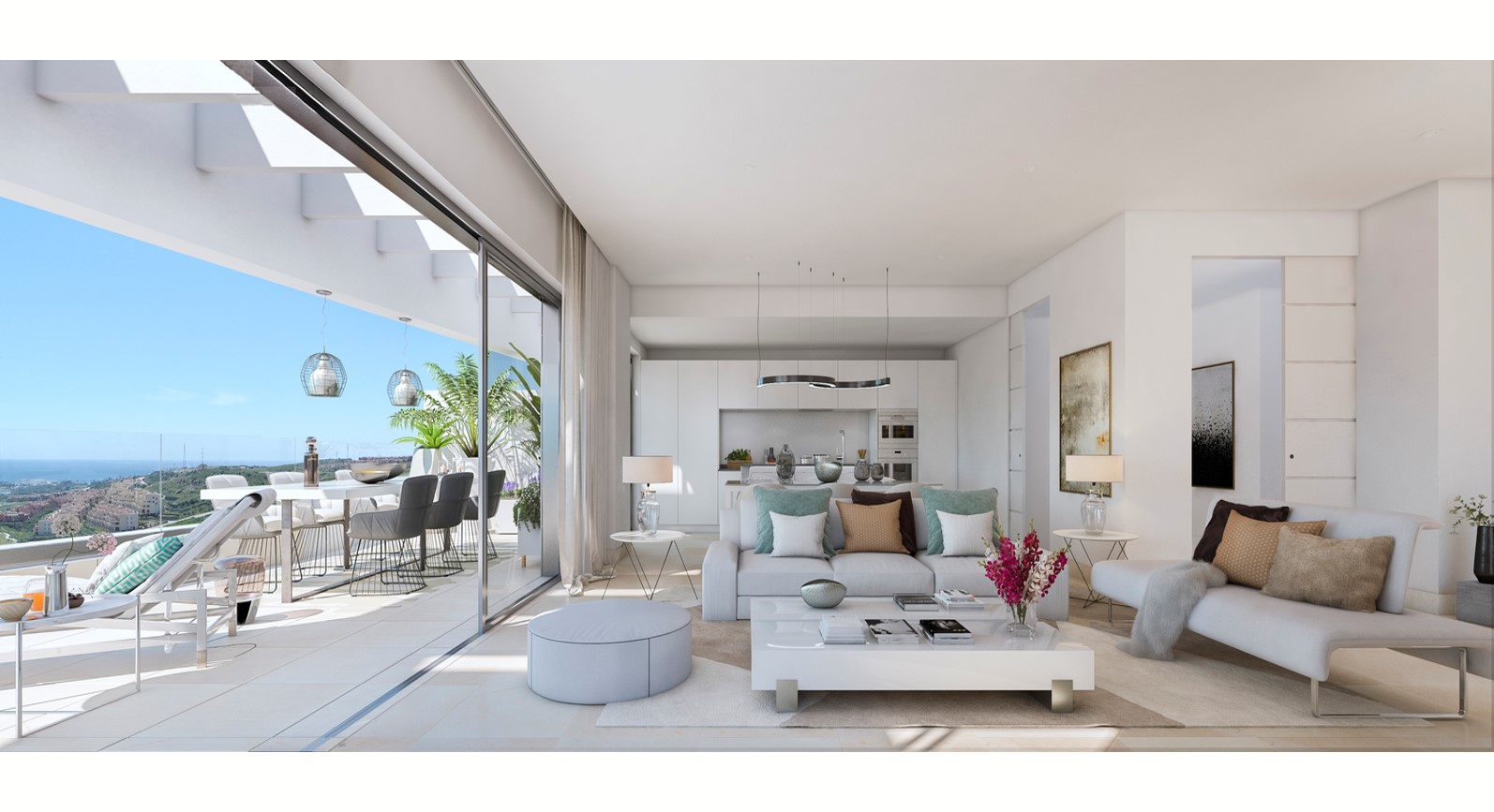 Modern Apartments at Golf in Estepona