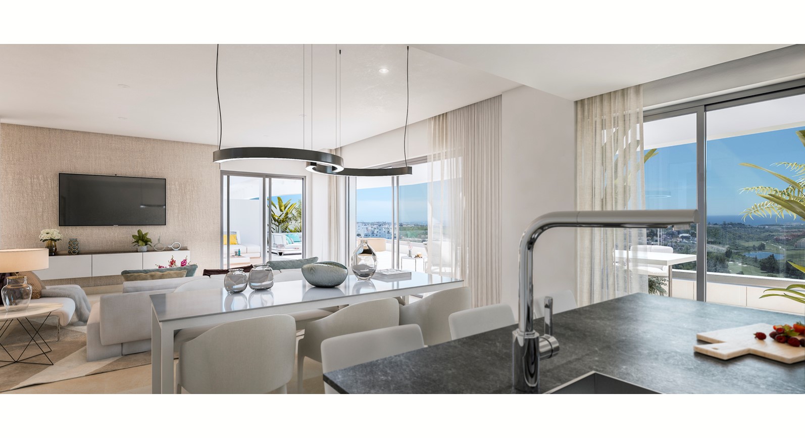 Modern Apartments at Golf in Estepona