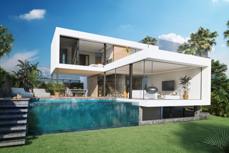 Modern first line golf villas with luxury qualities and exceptional finishes nestled in El Campanario