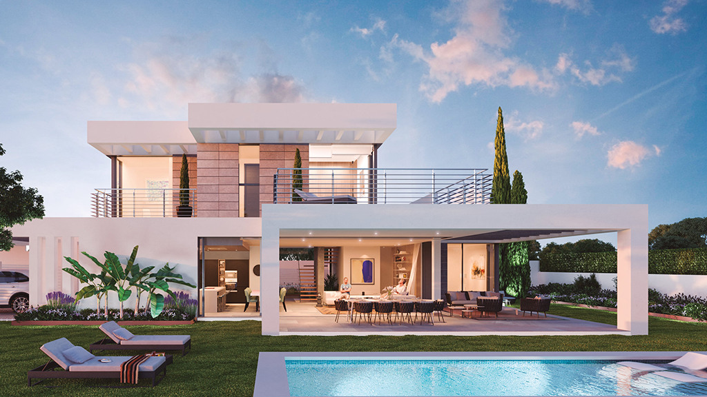 Independent modern villas in Cancelada
