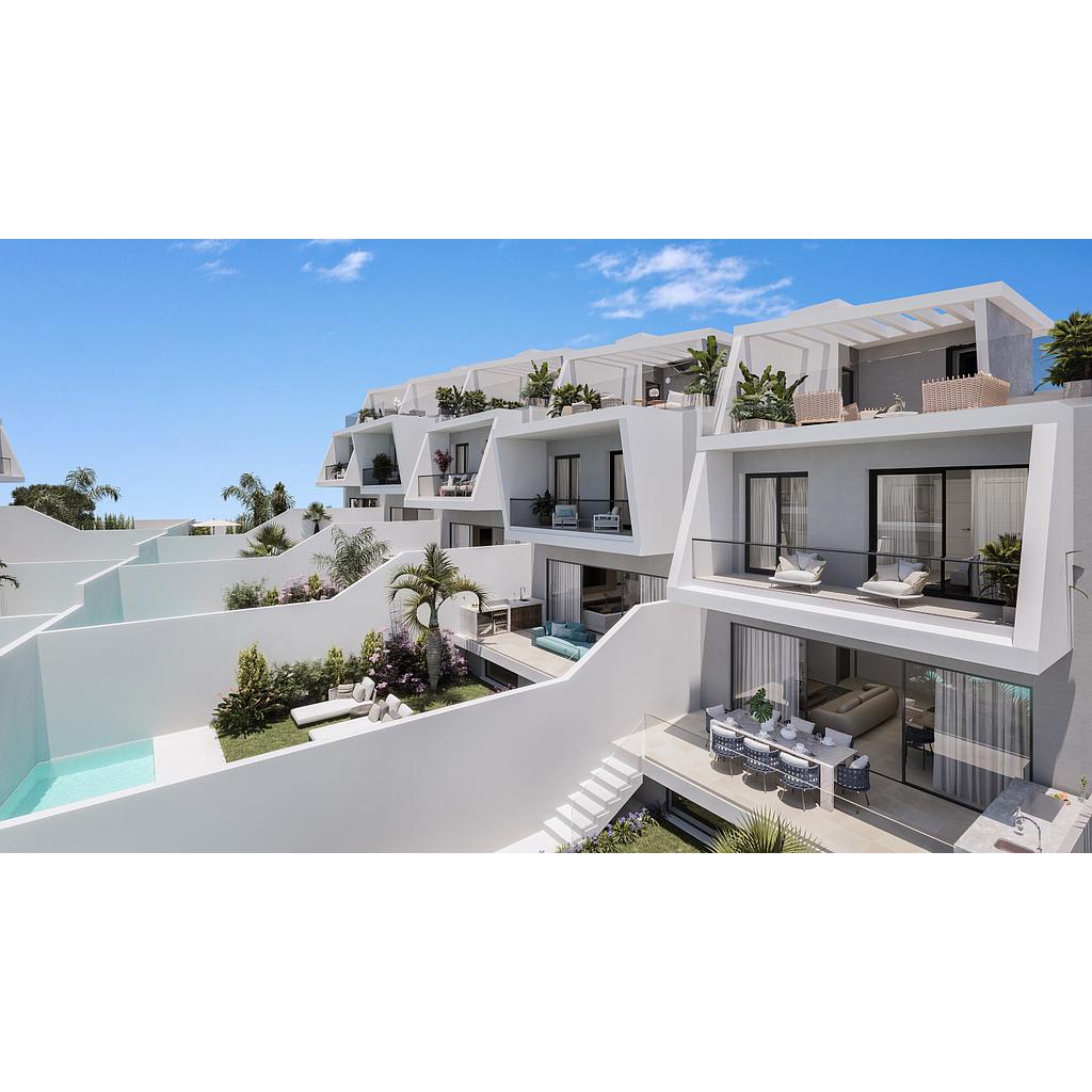 Luxury townhouses in Los Flamingos