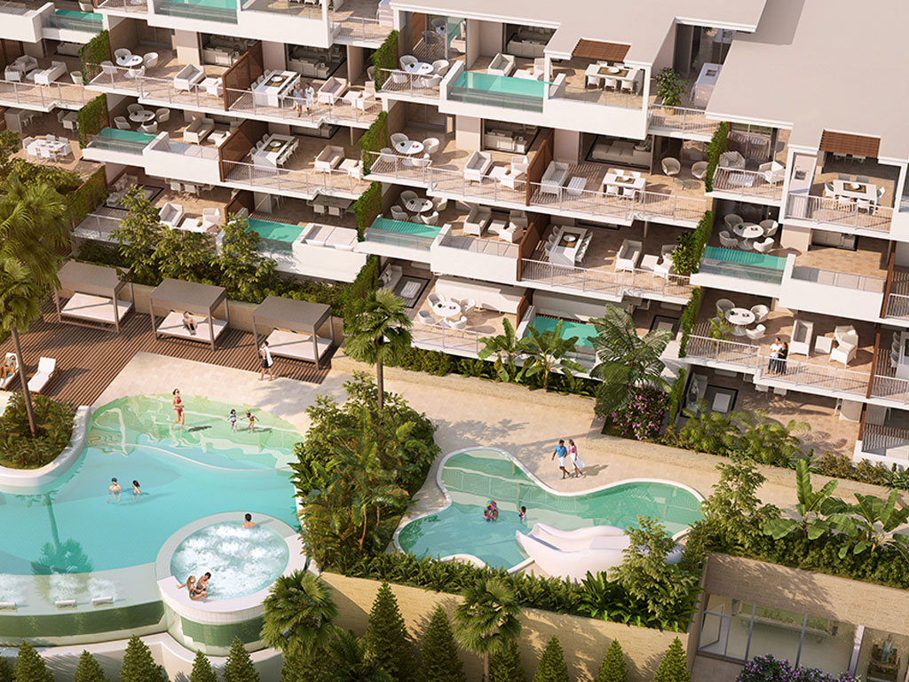 Luxury development apartments and penthouses 300m from beach