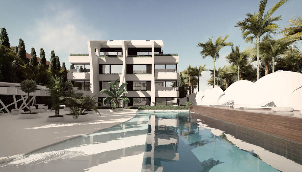 Apartamentos de playa de nueva construcción en Marbella