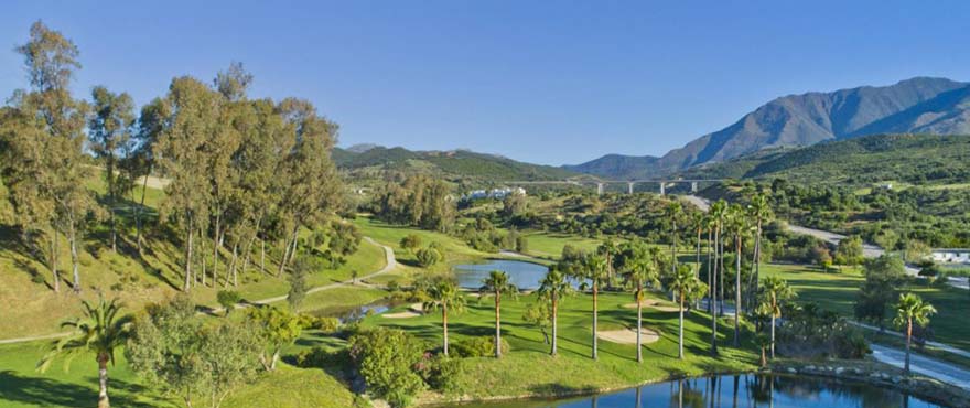 Townhouses with views over golf course and sea
