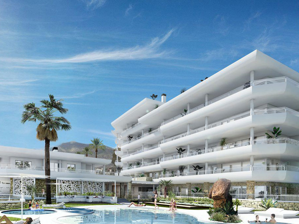 Apartments &amp; penthouses with seaviews in downtown Fuengirola 