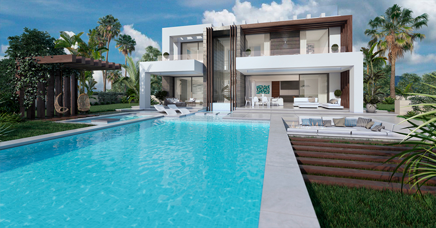 Modern Luxury Villa with Spectacular Panoramic Sea Views