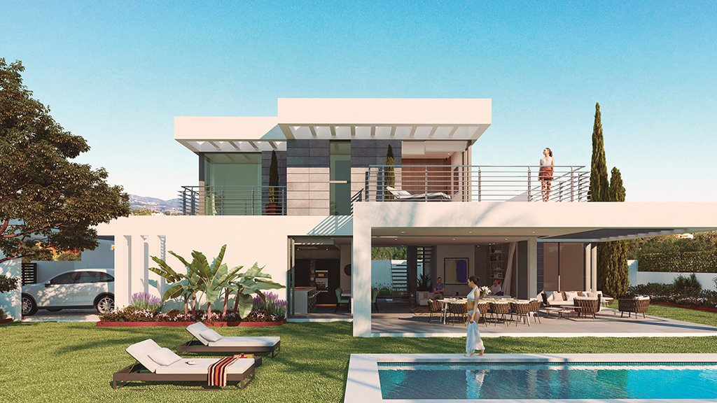Independent modern villas in Cancelada