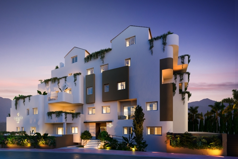 Apartments with large terraces in Nueva Andalucia