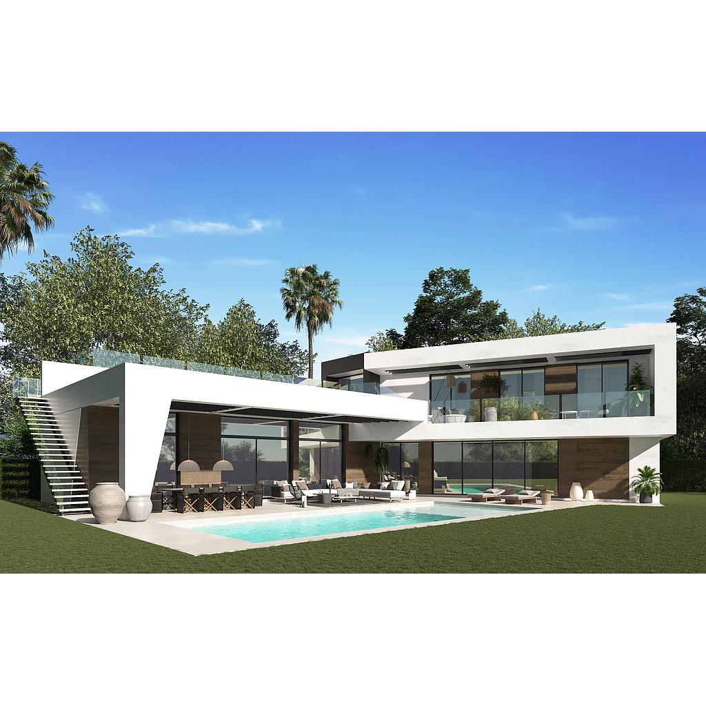 Fabulous off plan villa on the beachside area in Guadalmina golf
