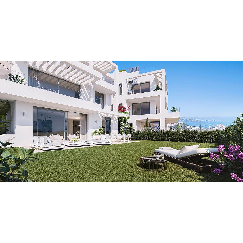 Casas exclusivas con vistas al mar Mediterráneo ubicado en Mijas Costa