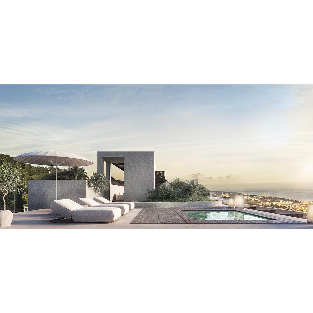 Villas de lujo exclusivas con vistas panorámicas en la milla de oro Marbella