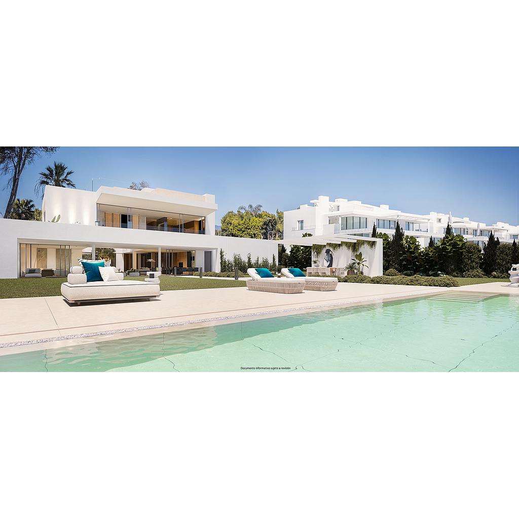 Front line beach villa in Estepona