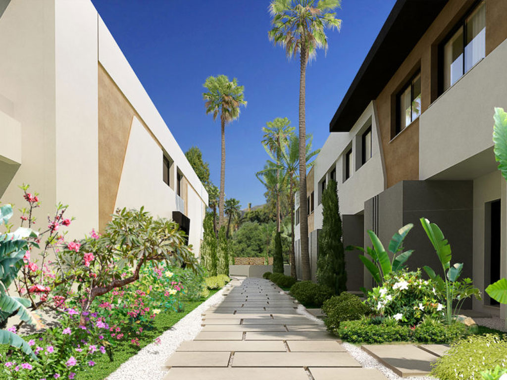 Modern townhouses in Marbella