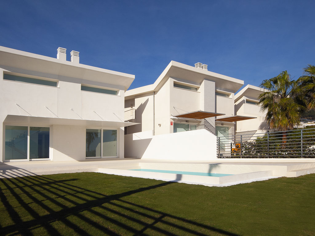 New villas with panoramic sea views