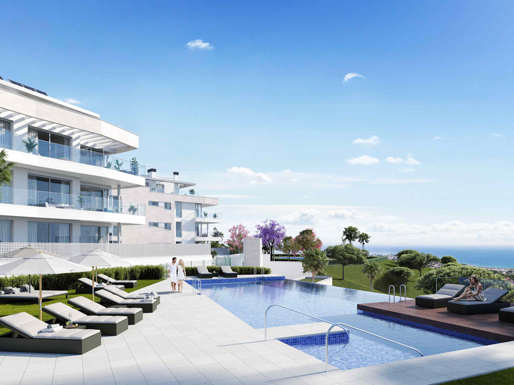 Apartments surrounded by nature with sea views