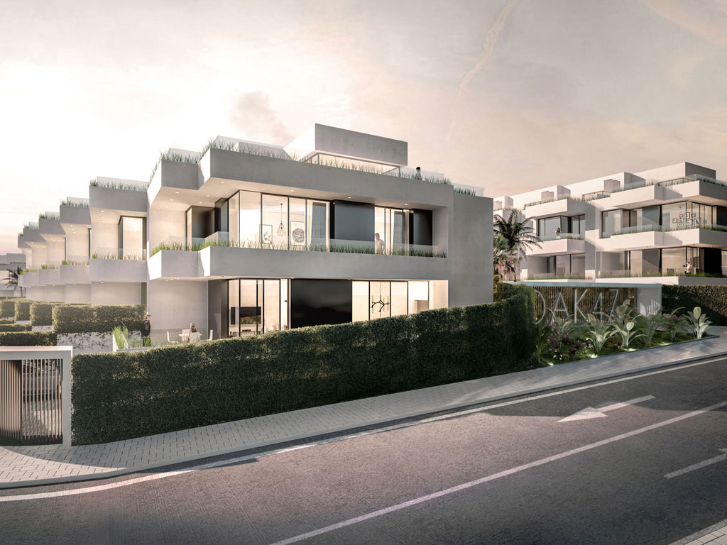Boutique development of 47 open plan contemporary town homes