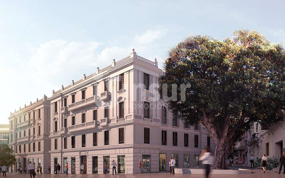 Apartments in Central Málaga Historic Building 