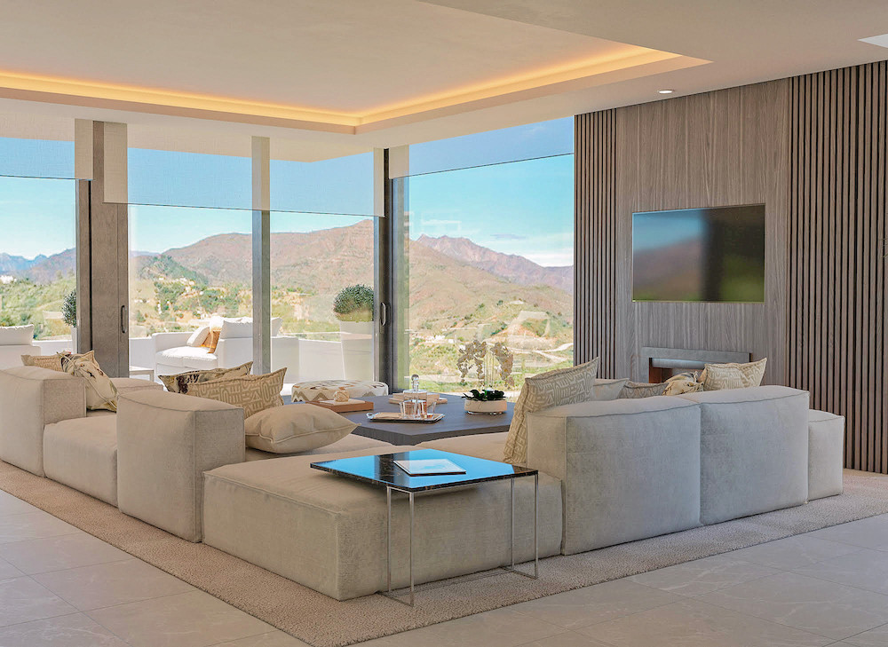 Exclusive villas next to the golf course in Mijas