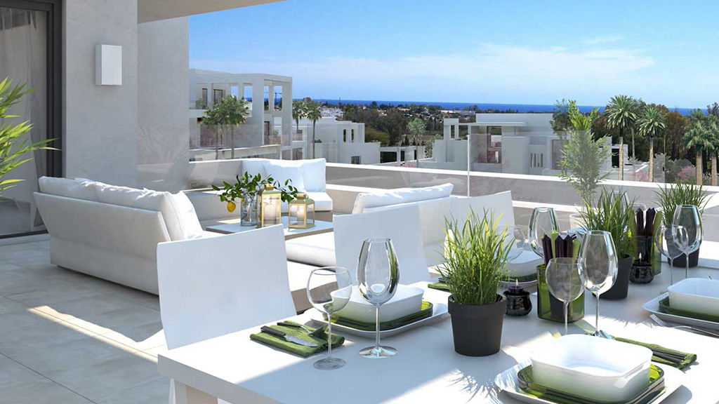Spacious new and modern apartments situated few steps from the golf course Atalaya