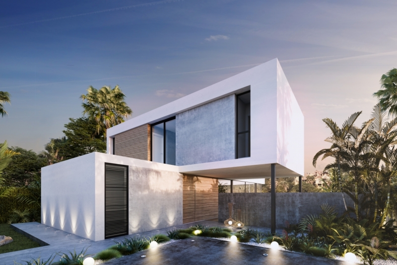 Modern first line golf villas with luxury qualities and exceptional finishes nestled in El Campanario