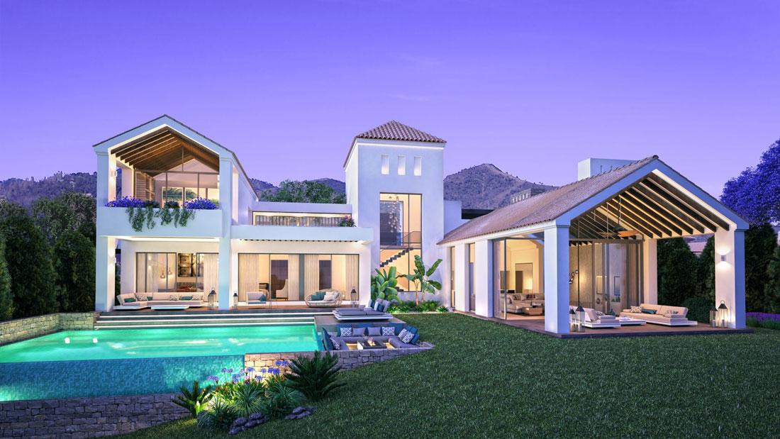 Unique villas in a secured golf and country club