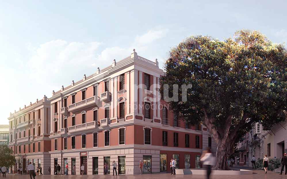 Apartamentos en el Edificio Histórico Central de Málaga