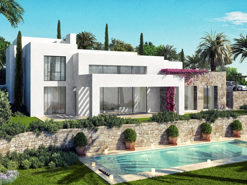 Villas contemporáneas con espectaculares vistas al mar en el golf  