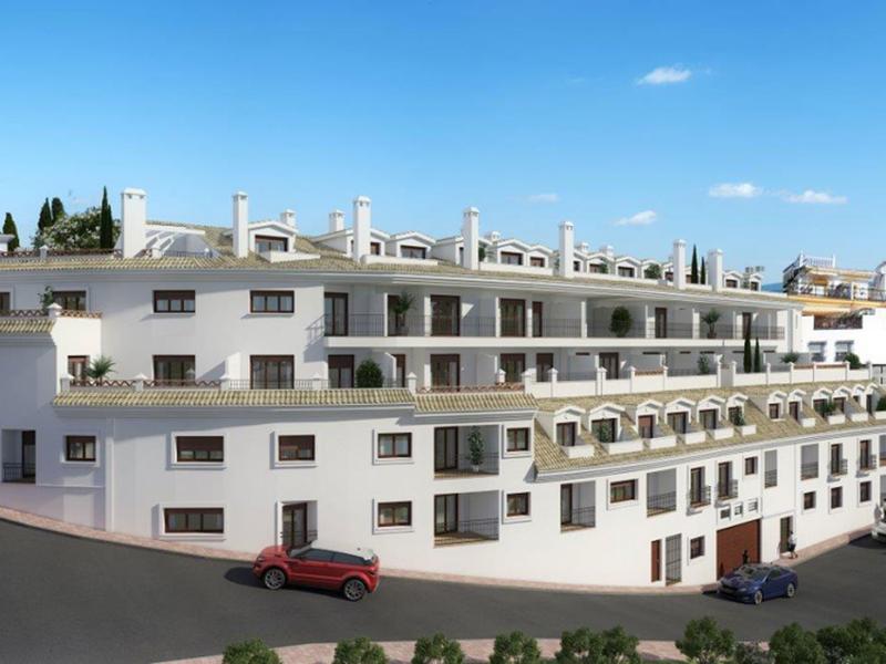 Apartments under construction in Benalmádena