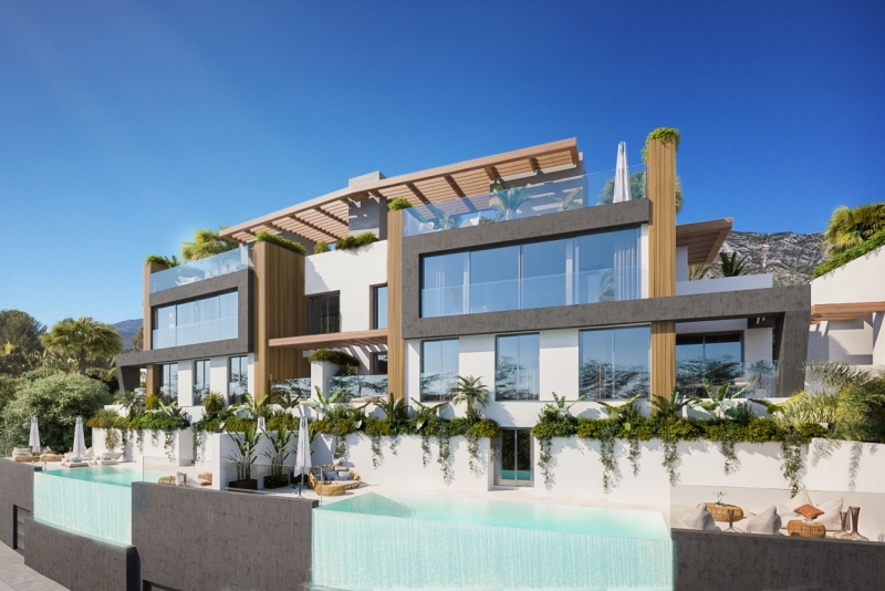 Villas de diseño de lujo en Benahavis que ofrecen en domótica