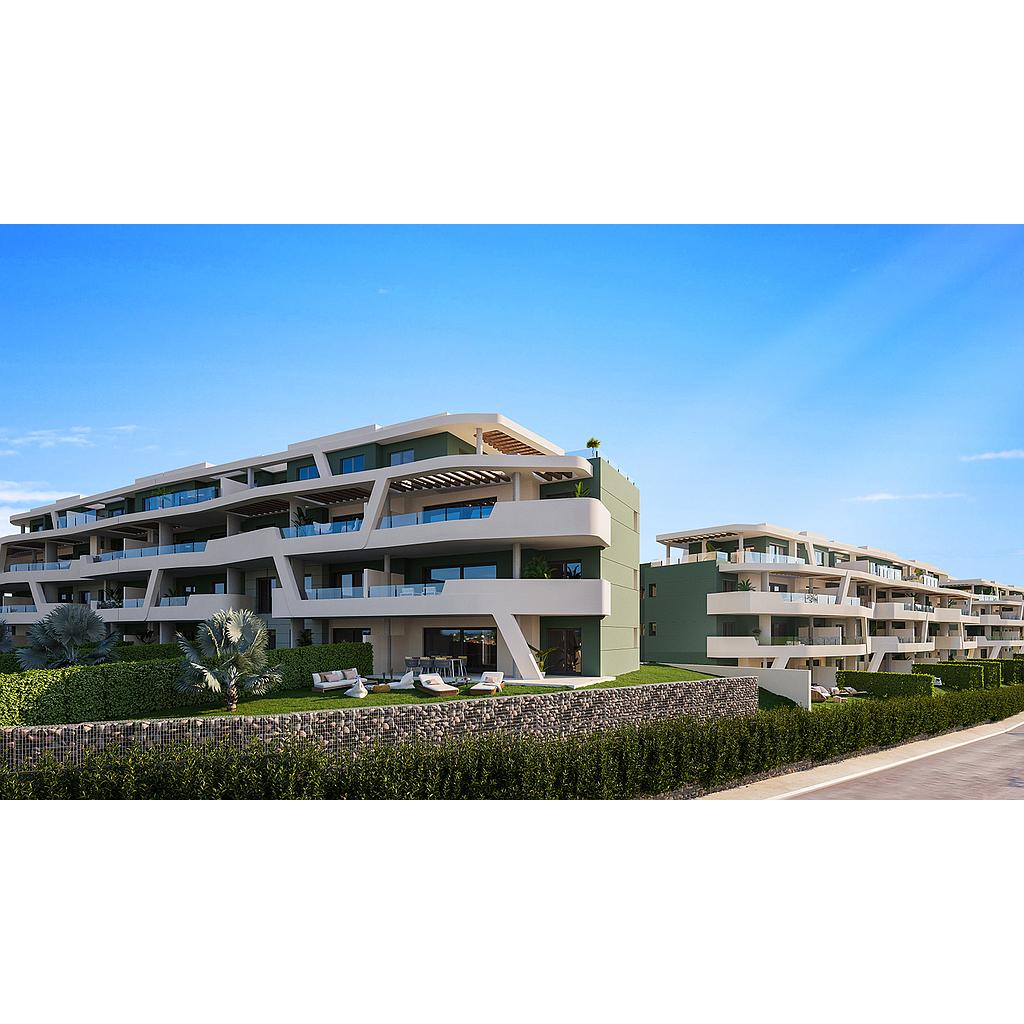 Elegante desarrollo residencial con vistas panorámicas al mar y la montaña ubicadas en La Cala de Mijas.