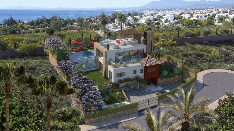 Villas separadas ubicadas en la parte oriental de Marbella