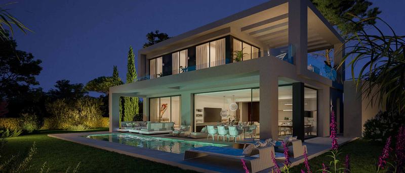 Luxurious villas with private pools located in the beautiful area of Benahavis
